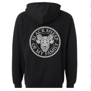 Ink Addict Black Sheep Hoodie size XXL NWOT